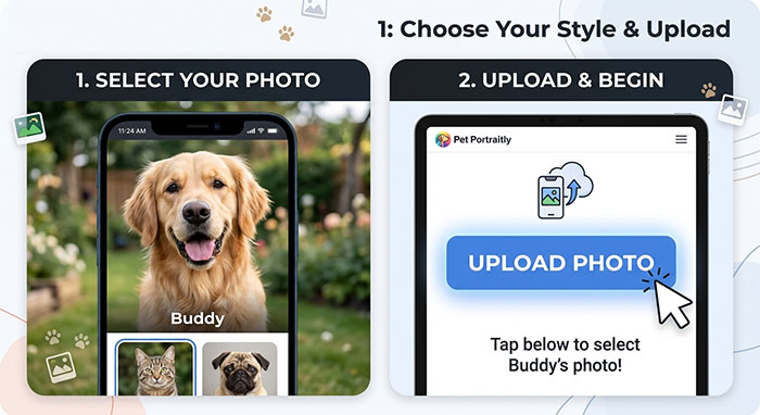 Pet Portraitly How It Works